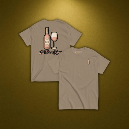 Juliet Rosé Bottle T-Shirt – Elegantes Old Money Design