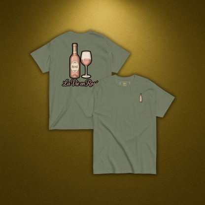 Juliet Rosé Bottle T-Shirt – Elegantes Old Money Design