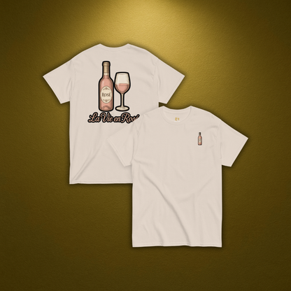 Juliet Rosé Bottle T-Shirt – Elegantes Old Money Design