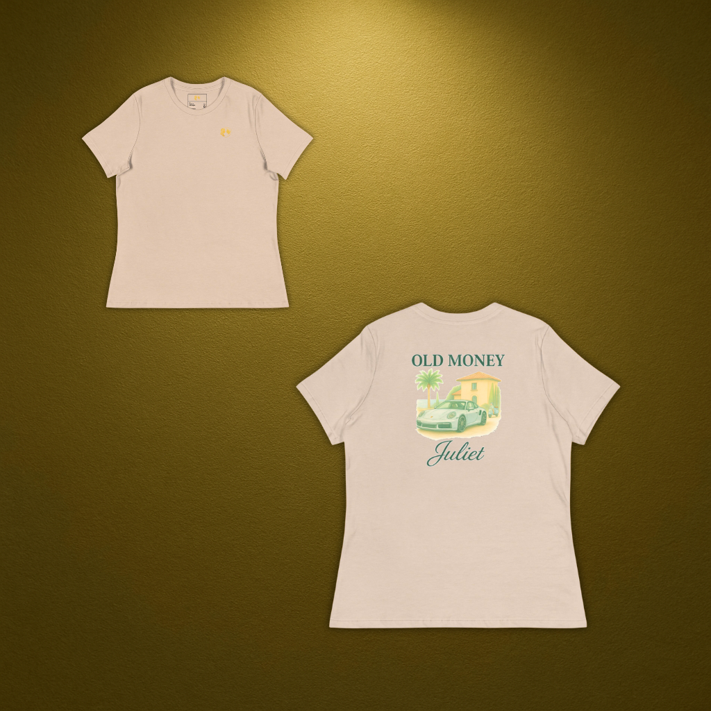 Juliet Damen-T-Shirt – Zeitlose Leichtigkeit im Old Money Stil - Juliet 1496