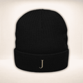 Club Juliet Bio Mütze in Schwarz mit goldenem J