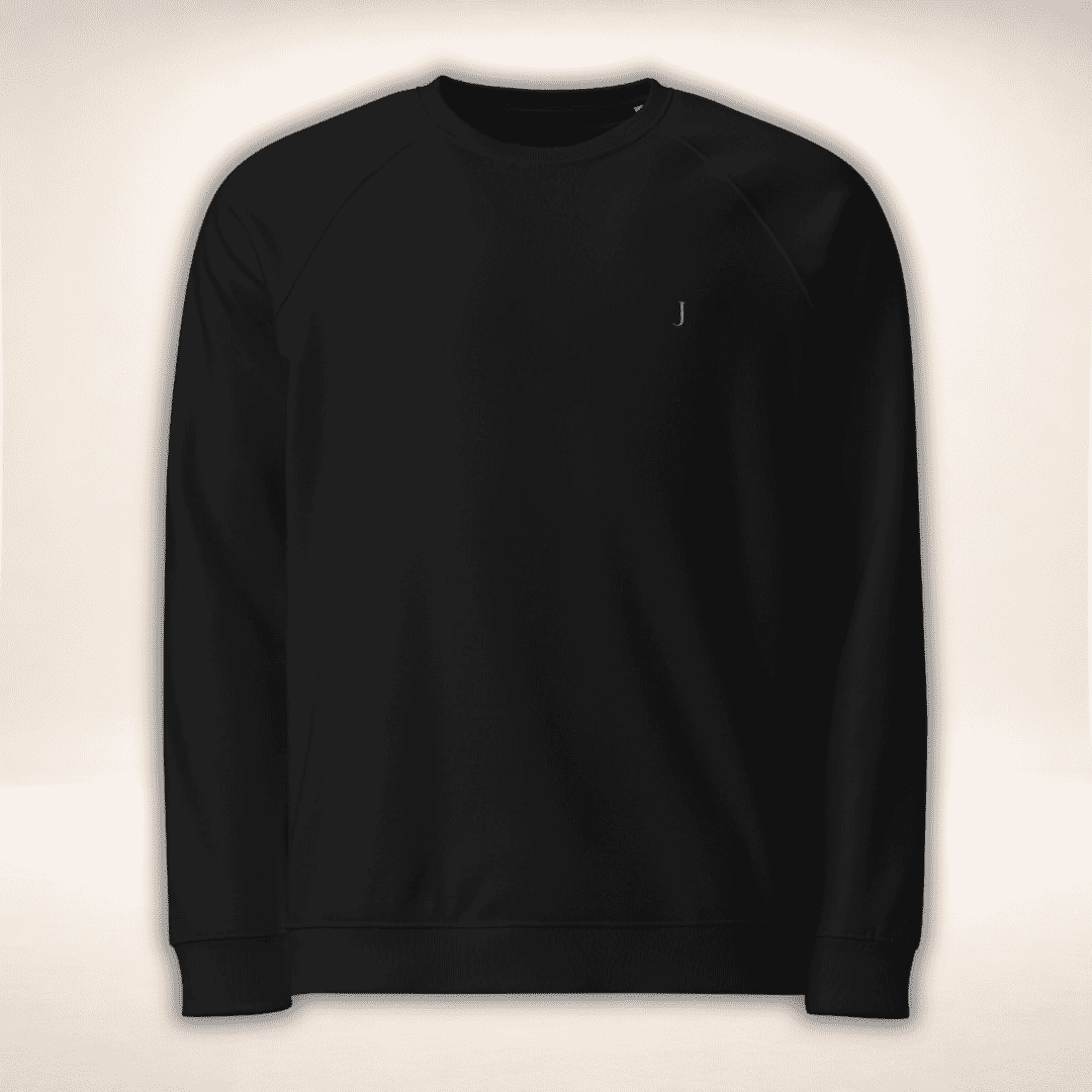 Club Juliet Bio Pullover in Schwarz, Vorderansicht