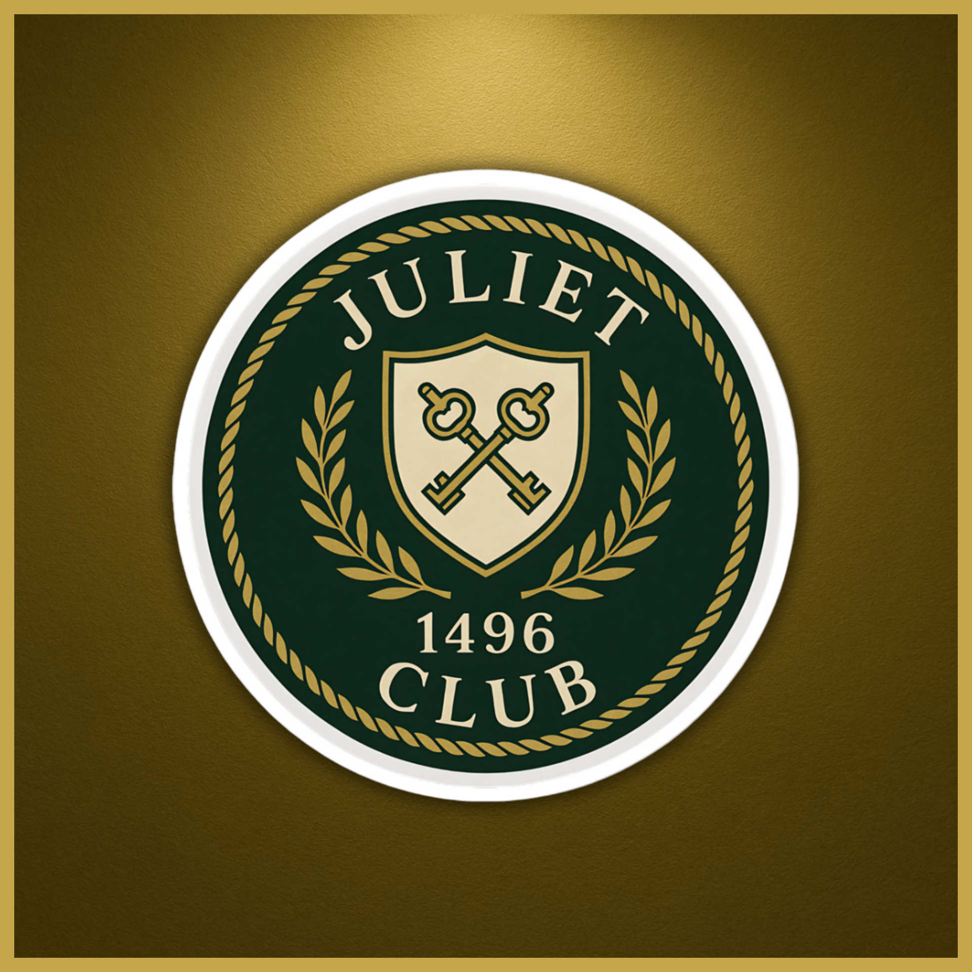 Juliet 1496 Club Sticker