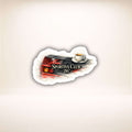 Sportiva Club 26 Vinyl-Sticker mit Kassetten- und Espressomotiv