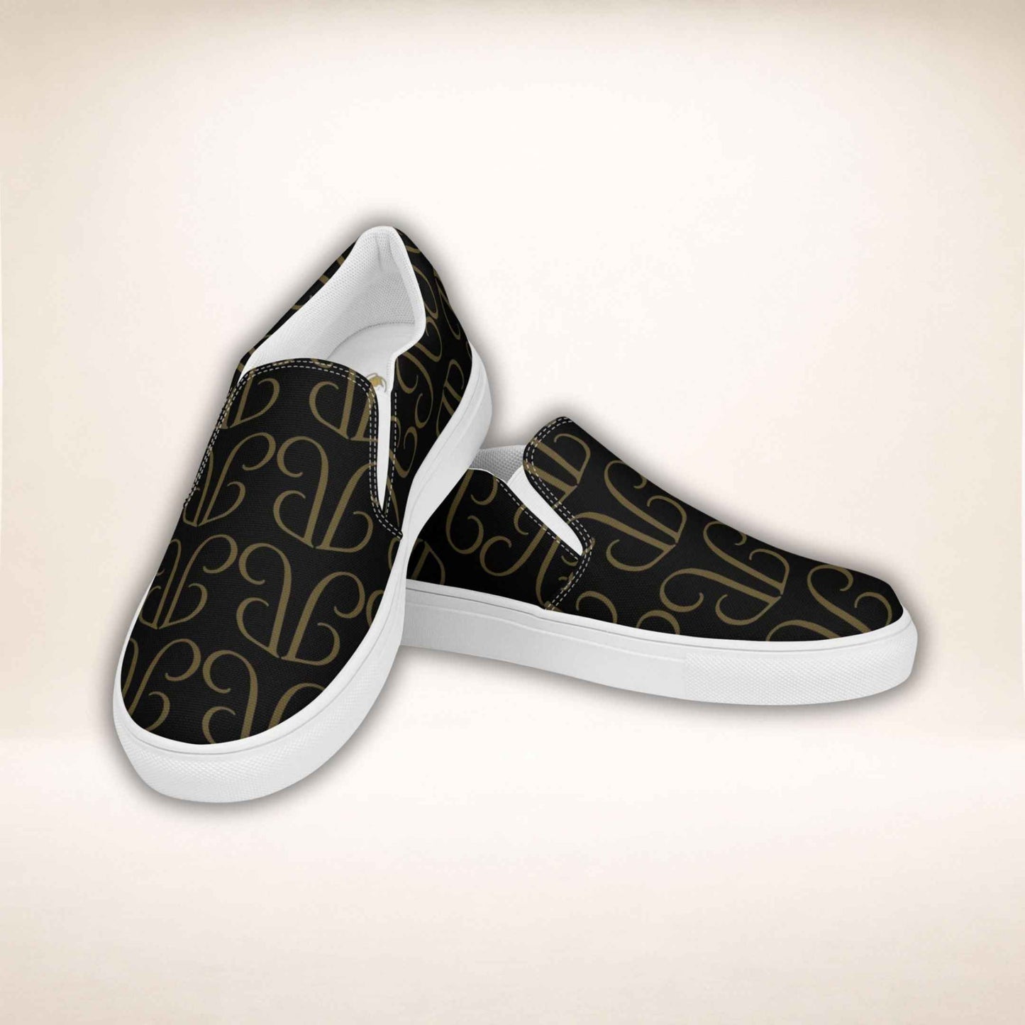 Monogram Luxe Slip-Ons