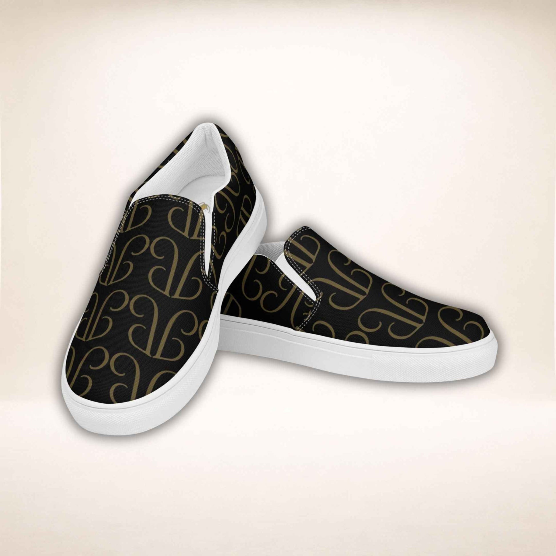 Monogram Luxe Slip-Ons