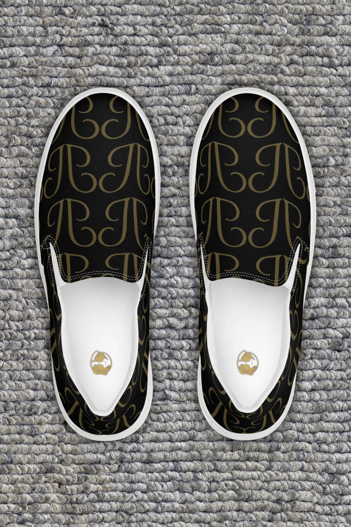 Monogram Luxe Slip-Ons 