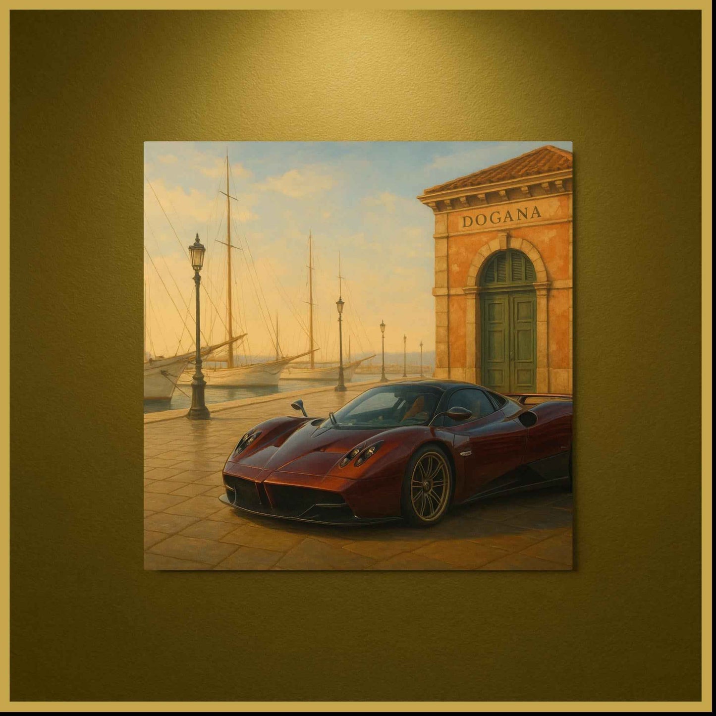 Old Money Metallposter – Edle Wandkunst auf Aluminium