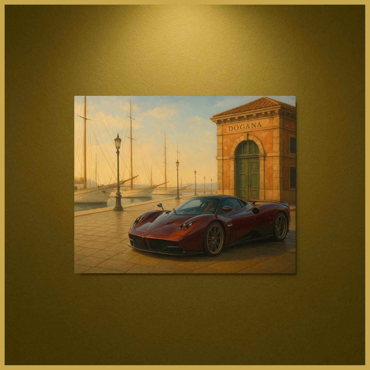 Old Money Metallposter – Edle Wandkunst auf Aluminium